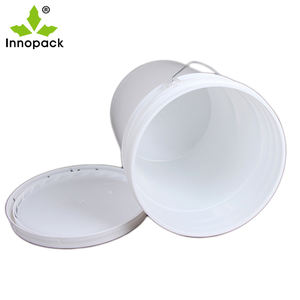 Seau chimique Seau à peinture Matière plastique 12L Seau de stockage multifonctionnel Seau en plastique 12KG avec couvercle - Product Image 4