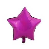 Ballons holographiques en forme d'étoile, 18 pouces, 10 pièces, 15 ans, vente en gros