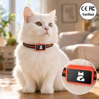 Collier de suivi GPS 4G LTE pour chat et chien, avec charge USB Type C, suivi en temps réel, application, étanche IP67, plastique, batterie 850 mAh, OEM ODM
