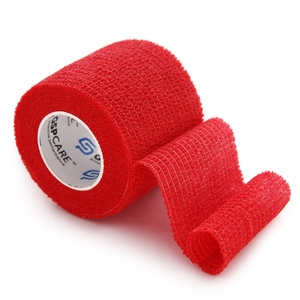 5cm * 4.5m gspmed Y Tế Nhà cung cấp đàn hồi Sweatproof Viện trợ đầu tiên gắn kết Băng bác sĩ thú y bọc băng đàn hồi - Product Image 3