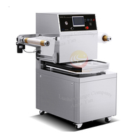 SUS304 PP PE voedselverpakkingsbakjes folie verzegelmachine maaltijdtrays aluminiumfolie verzegelaar stikstofconservering verpakkingsmachine