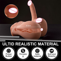Realistischer Penis Enge Anal Automatische Stoßende Vibrationsdildo Männlicher Muskel Halbkörper Sextorso Puppe Masturbation Unisex Sexspielzeug