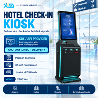 Hotel-Gästerezeption-Kiosk für Selbstbedienungs-Check-in, Hotellobby-Empfangsservice, Gastgewerbe-Betrieb und Unterkunftseinrichtungen