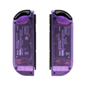 Transparent Purple Replacement Shells for NS Handheld Controller Housing With DIY Replacement Shell <b>Case</b> for NS <b>Switch</b> - Product Image 4