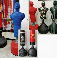 Sac de frappe de boxe personnalisé avec logo, mannequin en silicone avec remplissage de sable pour les arts martiaux, cible humanoïde