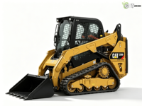Chargeuse compacte sur chenilles d'occasion CAT 259D 2023 CE EPA EURO 5, moteur diesel, boîte de vitesses, roulement moteur, puissance 43000W