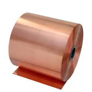 High quality pure 99.9% bright copper foil 0.12mm c10100 c26800 c11000 copper strip in coil