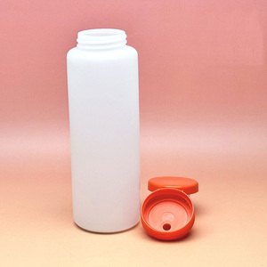 Bouteilles en plastique souples vides de qualité alimentaire 480 ml (16 oz) pour sauce tomate, barbecue, chili, sauce piquante, ketchup, vinaigrette avec bouchon à clapet rouge - Product Image 2