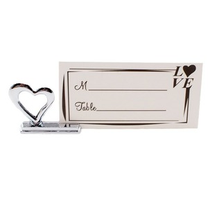 Pince pour carte de décoration de table de mariage Pince pour carte de mariage Nom Lieu Porte-carte - Product Image 2