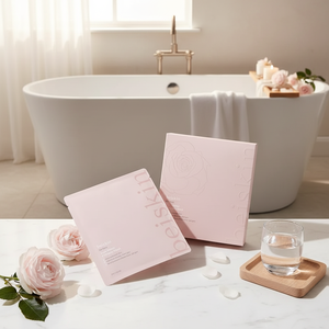 Beiskin Rose Water Collagen Mask Sheet 5ea High Quality Facial Masks - Product Image 3