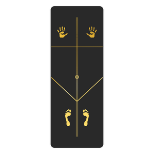 Tapete de <span class=keywords><strong>Yoga</strong></span> Profesional de Caucho Natural PU Antideslizante con Diseño de Mandala Dorado, Ecológico, Grado Estudio, 1830 x 680 x 5 mm, Precio de Fábrica - Product Image 6