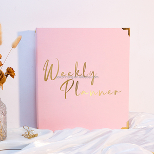 Libro e organizzatore di <span class=keywords><strong>Wedding</strong></span> <span class=keywords><strong>Planner</strong></span> a fogli mobili per la sposa per essere un regalo di fidanzamento perfetto rosa per coppie di genere neutro - Product Image 5