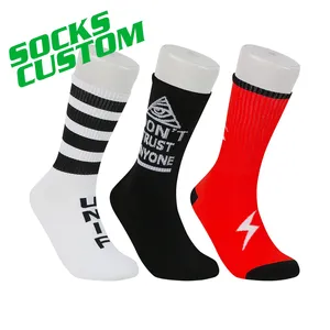 Desain gratis & MOCK-UP membuat desain Anda sendiri kaus kaki olahraga kustom Logo Gym Sox kaus kaki atletik olahraga