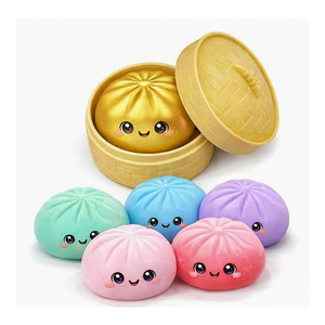 Nouveau Jouet Squishy Patriotique en Forme de Boulette, Jouet Anti-Stress Baozi pour le Quatrième de <span class=keywords><strong>Juillet</strong></span>, Cadeau pour la Journée de l'Indépendance des États-Unis - Product Image 5
