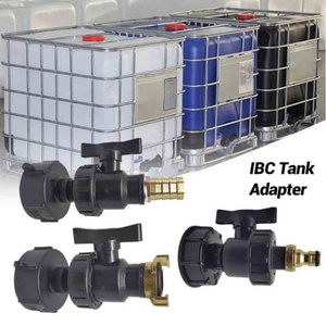 Robinet de raccordement S60X6 pour réservoir IBC à tuyau de 25 mm, Robinet de jardin pour IBC, Connecteur de vidange de jardin, Robinet de raccordement de jardin pour IBC - Product Image 6