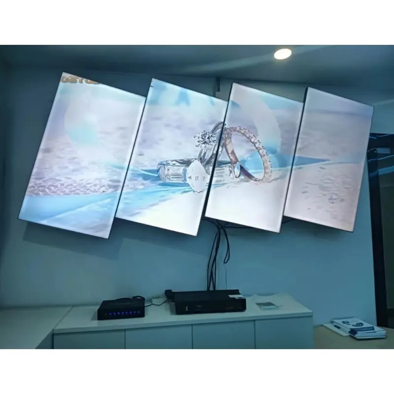 IDB marca personalizada 46 pulgadas interior Lcd Video Wall Panel 3,5mm bisel matriz publicidad empalme pantalla para mayorista Revendedor