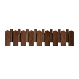 Round Black Walnut Solid Wood Piano Key Coat Rack <b>Wall</b> Mounted Entryway Hook Doorway <b>Hanging</b> <b>Storage</b> - Product Image 5