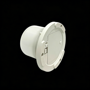 Base Redonda de 85 mm de Diámetro para Lámpara de Noche, Lámpara de Mesa Pequeña, Caja para 3 Pilas AAA, Luz RGBW, Caja Blanca para Pilas de 4.5V - Product Image 1