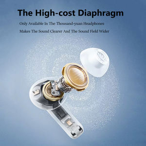 A9Pro ANC Fones De Ouvido TWS Gaming Fones De Ouvido Sem Fio LED Bateria In-Ear <span class=keywords><strong>Pods</strong></span> Touch Screen Controle ENC A9Pro <span class=keywords><strong>Pods</strong></span> Pro Fone De Ouvido - Product Image 5