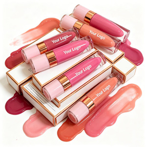 Brillo Labial Big Wand, Brillo Labial Rosa Brillante, Aceite Labial de Alto Brillo, Tinte Labial Hidratante, Maquillaje con Logotipo Personalizado - Product Image 2