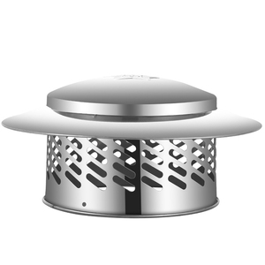 Cache-venteau en acier inoxydable SUS304 en forme <span class=keywords><strong>de</strong></span> parapluie pour <span class=keywords><strong>cheminée</strong></span>, couvercle <span class=keywords><strong>de</strong></span> ventilation <span class=keywords><strong>de</strong></span> toit, <span class=keywords><strong>protection</strong></span> contre le vent, la pluie, les insectes et les <span class=keywords><strong>oiseaux</strong></span> - Product Image 6