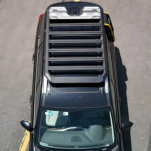 Cesta Portaequipajes de Techo de Aleación de Aluminio con Escalera Lateral y Caja Lateral para <span class=keywords><strong>Skoda</strong></span> <span class=keywords><strong>Kodiaq</strong></span> 2017-2026 - Product Image 5