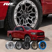 Jantes Beadlock Roc Custom 18 20 pouces 4x4 tout-terrain pour pick-up 5x139.7 6x139.7 Jantes forgées pour Dodge Ram 1500