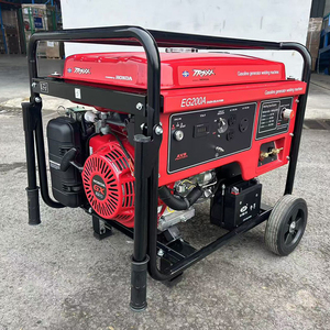 Generador <span class=keywords><strong>de</strong></span> Soldadura Industrial <span class=keywords><strong>de</strong></span> Gasolina <span class=keywords><strong>de</strong></span> 4kW, Soldador con Motor Honda y Voltímetro para Monitoreo <span class=keywords><strong>de</strong></span> Voltaje - Product Image 3