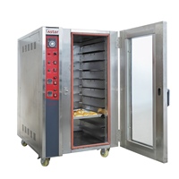 Four à convection électrique/gaz commercial Astar avec vapeur et chariot, haute productivité pour la cuisson de gâteaux, 10 plateaux