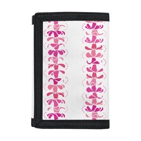 Dompet Lipat Tiga Poliester Kustom Pribadi Motif Bunga Puakenikeni Harga Grosir Murah Dompet Fashion