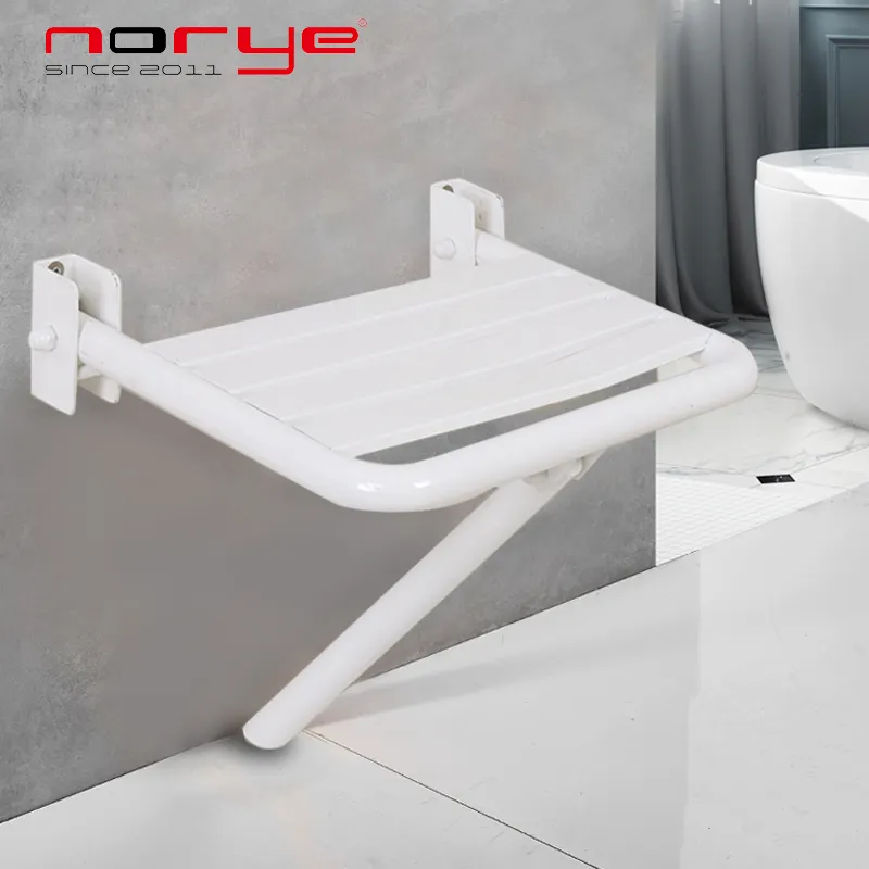 Factory Supplying Wall Mounted Folding Shower Seat Chairs for Disabled Satin OEM Steel Stainless