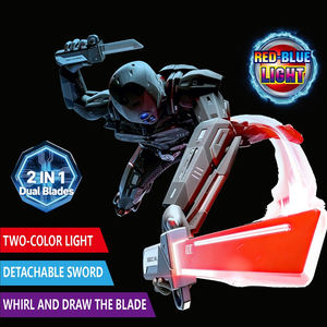 Juguetes de Sables de Luz Conectables y Extensibles, Espadas Dobles, Sable de Luz Oscuro, Juguetes de Espada Corta LED, <span class=keywords><strong>Armas</strong></span> - Product Image 3