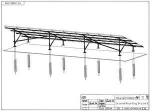 Introduzione del sistema di energia solare Topsky-disegno preliminare di disegno di grande rete commerciale 150KW collegato sistema di energia solare - Product Image 6