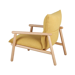 <span class=keywords><strong>Fauteuil</strong></span> de salon de style nordique moderne avec structure en bois de chêne massif pour hall d'hôtel - Product Image 2