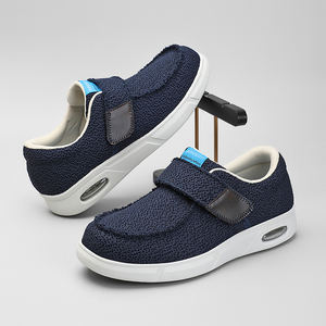 Chaussures confortables et souples pour hommes diabétiques, à large largeur, pour pieds enflés et œdèmes, pour personnes âgées - Product Image 3