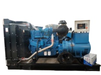 Groupe électrogène diesel industriel à démarrage électrique à châssis ouvert de 200 kW avec certifications ISO et CE pour les immeubles de bureaux