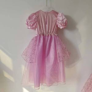 Nouvelle Robe de Princesse Rose Élégante MS 2025 pour Fête d'Anniversaire, Costume Enfant, Robes Moelleuses pour Petites Filles - Product Image 4
