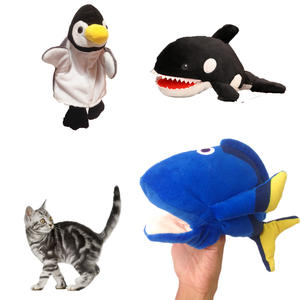 Guanto da gioco per gatti fantoccio Elmo esercizio e allenamento-movimenti realistici, piccole mani - Product Image 3