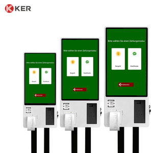 Ker thông minh thức ăn nhanh đặt hàng <span class=keywords><strong>kiosk</strong></span> thanh toán tự dịch vụ <span class=keywords><strong>kiosk</strong></span> 22 inch kiốt thanh toán với đầu đọc thẻ NFC - Product Image 1