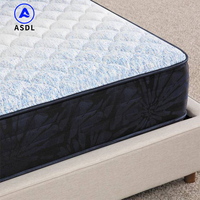 Matelas en fibre de bambou tricotée douce 60*80*12 pouces, latex naturel, commande en ligne, matelas à ressorts ensachés en mousse à mémoire de forme