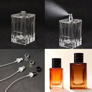Venta al por Mayor de Botellas de Perfume de Vidrio Cuadradas y Rectangulares de 30ml y 50ml, Color Personalizado, Diseño Único, con Pulverizador de Lujo, Logotipo Personalizado y Caja de Empaque - Product Image 5