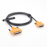 Câble série DCE RS-232 compatible Cisco CAB-232FC LFH60 mâle vers femelle DB25 6 pieds