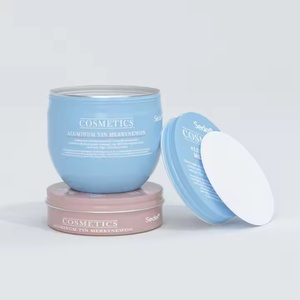 Envase Redondo de Metal para Crema, Lata de Aluminio Personalizada para Cosméticos con Tapas - Product Image 3