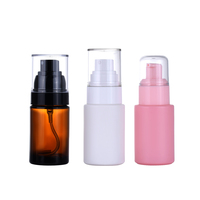 Flacon compte-gouttes cosmétique vide en verre personnalisé de 30ml 1oz avec couvercle pour sérum à épaulement plat et huile essentielle
