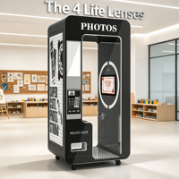 Cabina de Fotos Personalizable, Impresora de Fotos, Máquina Expendedora, Software de Alta Tecnología, Logotipo y Carcasa del Proveedor