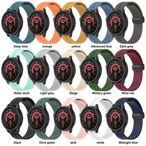 Forwelleny 22Mm 20Mm Silicone Ban Nhạc Đối Với Samsung Galaxy Đồng Hồ 5/4/3 Từ <span class=keywords><strong>Clasp</strong></span> Đồng Hồ Dây Đeo Vòng Đeo Tay Vành Đai Đối Với Amazfit Gtr/Gts - Product Image 2