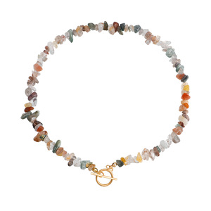 Collar Gargantilla <span class=keywords><strong>2026</strong></span> con Perlas Irregulares Grandes y Elegantes, Adorno de Piedras y Detalles en Turquesa Verde para Mujer - Product Image 5