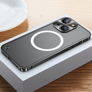 Étui de luxe en alliage d'aluminium pour <span class=keywords><strong>Iphone</strong></span>, mini Support magnétique, <span class=keywords><strong>Rechargeable</strong></span> sans fil, pour modèle 12 <span class=keywords><strong>13</strong></span> Pro Max 12 <span class=keywords><strong>13</strong></span>, nouveauté - Product Image 5