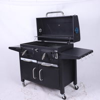 Acier Coupe-Vent Barbecue Rectangle Simple Hauteur Réglable Rotatif Tournant Bbq Grill Écran Rack