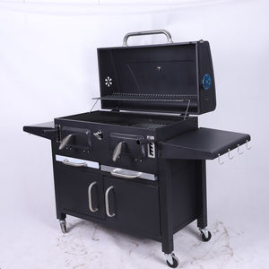 鉄製耐風バーベキュー長方形シンプルな高さ調整可能な回転回転<span class=keywords><strong>Bbq</strong></span>グリルスクリーンラック - Product Image 3